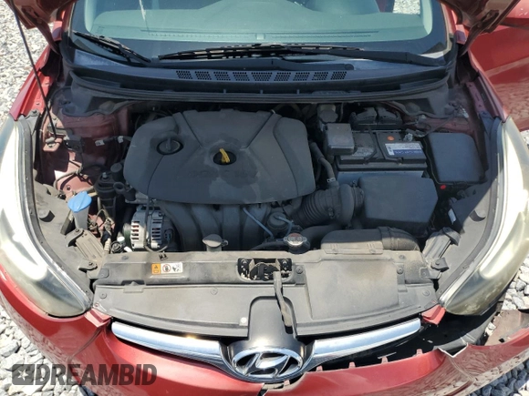 2016 Hyundai Elantra SE with VIN 5NPDH4AE6GH772186, listed as a Copart auction lot 62718325 with 97,667 mi miles and Salvage title. Bid and sale history available at DreamBid. Image 11.