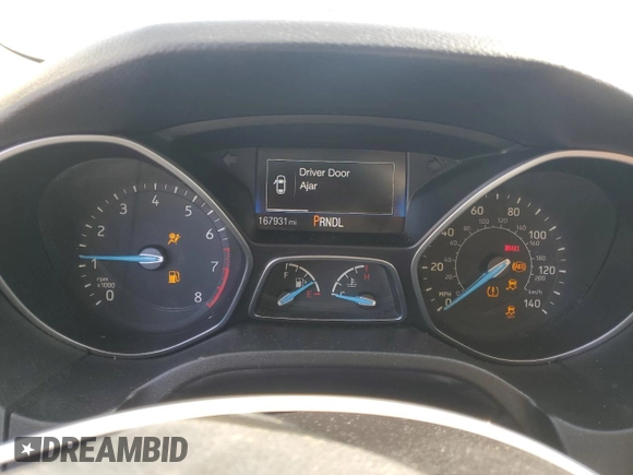2017 Ford Focus SE with VIN 1FADP3K23HL241001, listed as a Copart auction lot 52448325 with 167,931 mi miles and Salvage Title. Bid and sale history available at carsss.com. Image 9.