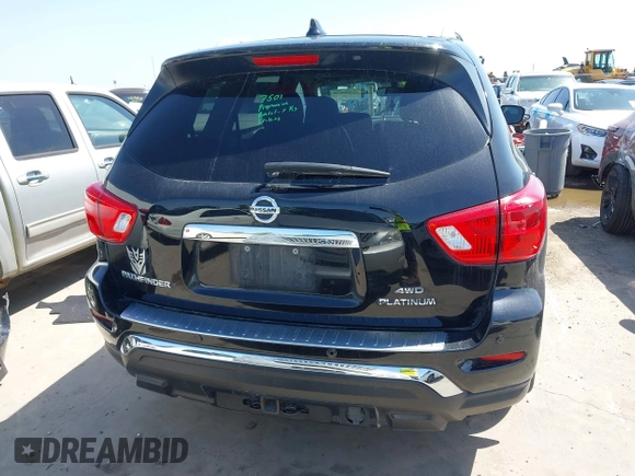 2020 Nissan Pathfinder Platinum with VIN 5N1DR2DM0LC633399, listed as a IAAI auction lot 41850878 with 71,101 mi miles and . Bid and sale history available at DreamBid. Image 17.