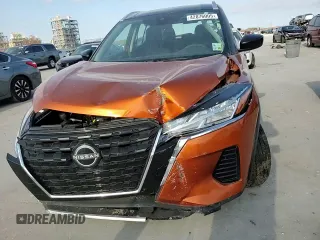 2024 Nissan Kicks SV with VIN 3N1CP5CV7RL561747, listed as a Copart auction lot 42876005 with 10,423 mi miles and Salvage Title. Bid and sale history available at DreamBid. Image 12.