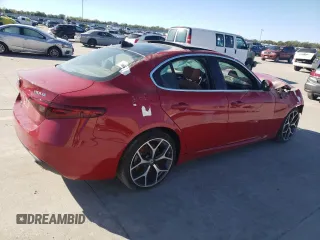 2019 Alfa Romeo Giulia Sport with VIN ZARFAMAN2K7612385, listed as a Copart auction lot 81651414 with 28,954 mi miles and Salvage Title. Bid and sale history available at carsss.com. Image 3.