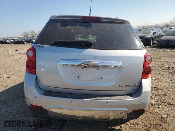 2010 Chevrolet Equinox LT w/2LT with VIN 2CNALPEW0A6294330, listed as a Copart auction lot 48413615 with 126,890 mi miles and Salvage Title. Bid and sale history available at carsss.com. Image 6.