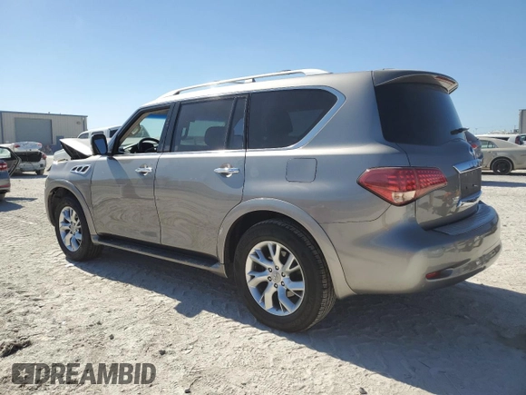 2013 Infiniti QX56 with VIN JN8AZ2NF4D9530738, listed as a Copart auction lot 77747064 with 139,338 mi miles and Salvage Title. Bid and sale history available at carsss.com. Image 2.