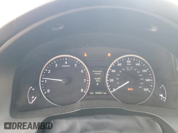 2013 Lexus ES 4dr Sdn with VIN JTHBK1GG5D2042846, listed as a Copart auction lot 49648155 with 166,261 mi miles and Salvage Title. Bid and sale history available at carsss.com. Image 9.