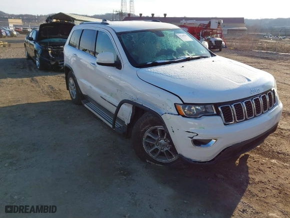 2018 Jeep Grand Cherokee Laredo E with VIN 1C4RJFAG0JC298441, listed as a IAAI auction lot 41748555 with 144,606 mi miles. Bid and sale history available at carsss.com. Image 1.