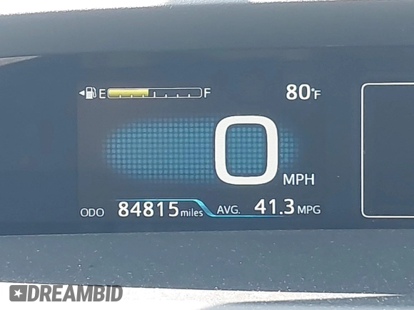 2017 Toyota Prius Two with VIN JTDKBRFU4H3541662, listed as a IAAI auction lot 42316969 with 84,815 mi miles and . Bid and sale history available at DreamBid. Image 16.