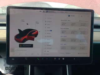 2018 Tesla Model 3 Long Range Battery with VIN 5YJ3E1EAXJF047285, listed as a Copart auction lot 87875175 with 114,896 mi miles and Salvage Title. Bid and sale history available at DreamBid. Image 9.