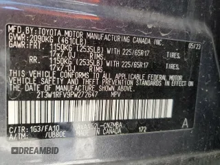 2023 Toyota RAV4 XLE with VIN 2T3W1RFV9PW272647, listed as a Copart auction lot 47426875 with 31,427 mi miles and Salvage Title. Bid and sale history available at carsss.com. Image 13.