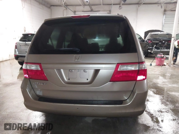 2006 Honda Odyssey EX with VIN 5FNRL38486B106648, listed as a IAAI auction lot 41593786 with 1 mi miles. Bid and sale history available at carsss.com. Image 16.