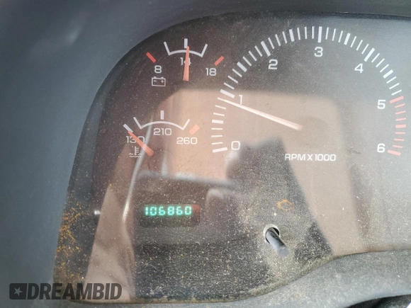 2001 Dodge 1500 z VIN 1B7HC16Y11S702492, wystawiony jako Copart lot #54928105 z przebiegiem 106 860 mil mil oraz Szkoda całkowita • Salvage title. Historia ofert i sprzedaży dostępna na DreamBid. Obrazek 9.