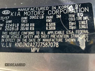 2018 Kia Soul with VIN KNDJN2A27J7587078, listed as a Copart auction lot 49666415 with 62,859 mi miles and Clean Title. Bid and sale history available at carsss.com. Image 10.