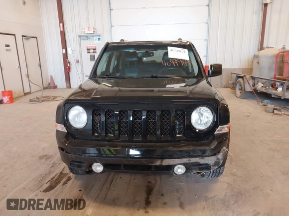 2016 Jeep Patriot Latitude with VIN 1C4NJRFB6GD581829, listed as a IAAI auction lot 41749132 with 106,614 mi miles and . Bid and sale history available at DreamBid. Image 6.