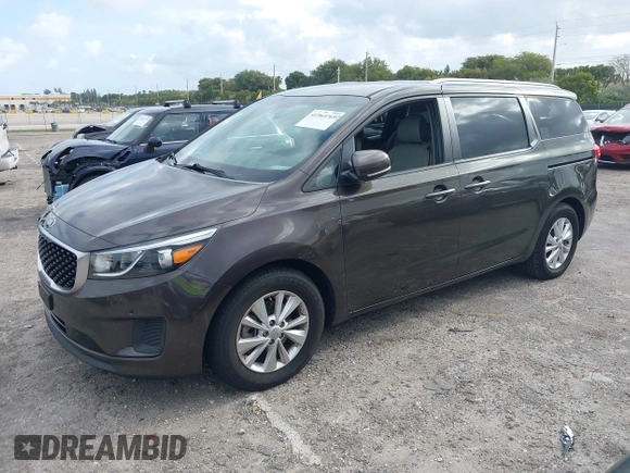 2018 Kia Sedona LX with VIN KNDMB5C15J6382599, listed as a IAAI auction lot 41964769 with 82,494 mi miles. Bid and sale history available at carsss.com. Image 17.