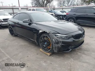 2019 BMW M4 with VIN WBS4Y9C53KAH82910, listed as a IAAI auction lot 41570315 with 59,227 mi miles. Bid and sale history available at carsss.com. Image 1.