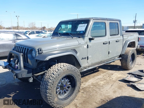 2020 Jeep Gladiator Sport S with VIN 1C6JJTAG6LL190749, listed as a IAAI auction lot 41401209 with 97,292 mi miles and . Bid and sale history available at DreamBid. Image 17.