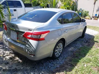 2013 Nissan Sentra SV with VIN 1N4AB7AP4DN902166, listed as a IAAI auction lot 41716134 with 132,185 mi miles. Bid and sale history available at carsss.com. Image 4.