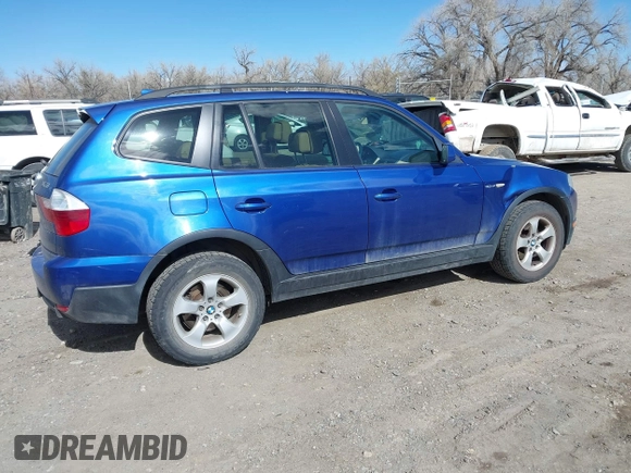 2008 BMW X3 3.0si with VIN WBXPC93448WJ17004, listed as a IAAI auction lot 41965989 with 127,556 mi miles. Bid and sale history available at carsss.com. Image 4.