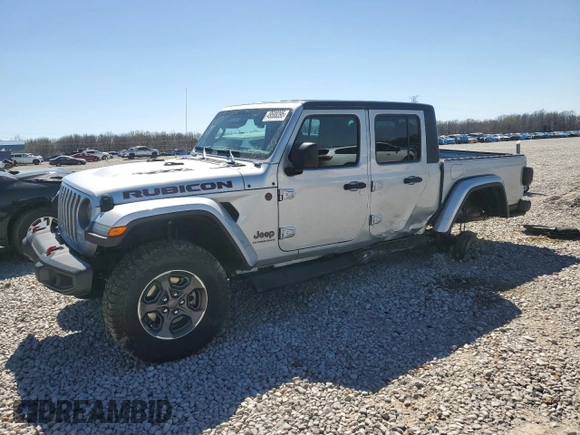 2023 Jeep Gladiator Rubicon with VIN 1C6JJTBG6PL579895, listed as a Copart auction lot 49588395 with 22,066 mi miles and Salvage title. Bid and sale history available at DreamBid. Image 1.