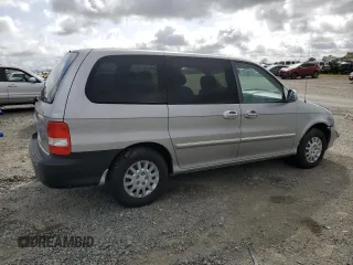 2003 Kia Sedona LX with VIN KNDUP131236474797, listed as a Copart auction lot 50842985 with 190,178 mi miles and Salvage Title. Bid and sale history available at carsss.com. Image 3.