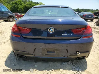 2019 BMW 6 Series 650i with VIN WBA6D4C54KGA01093, listed as a Copart auction lot 61496984 with 23,951 mi miles and Salvage Title. Bid and sale history available at carsss.com. Image 6.