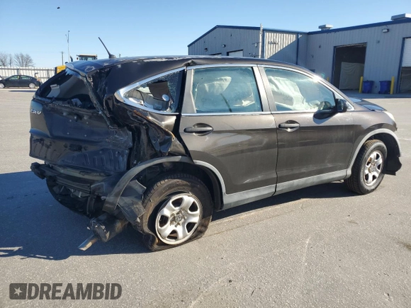 2014 Honda CR-V LX with VIN 5J6RM4H34EL034007, listed as a Copart auction lot 45872325 with 187,444 mi miles and Salvage Title. Bid and sale history available at DreamBid. Image 3.