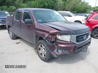 2009 Honda Ridgeline RT with VIN 5FPYK16239B109716, listed as a IAAI auction lot 42068772 with 206,649 mi miles. Bid and sale history available at carsss.com. Image 1.