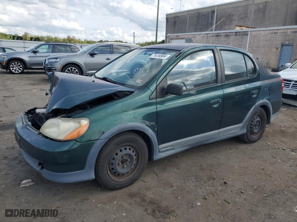 2000 Toyota ECHO with VIN JTDBT1238Y0038312, listed as a Copart auction lot 71416904 with NaN miles and Clean Title. Bid and sale history available at carsss.com. Image 1.