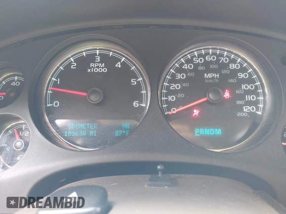 2012 Chevrolet Tahoe LT with VIN 1GNSCBE01CR164093, listed as a IAAI auction lot 42680741 with 183,638 mi miles and . Bid and sale history available at DreamBid. Image 7.