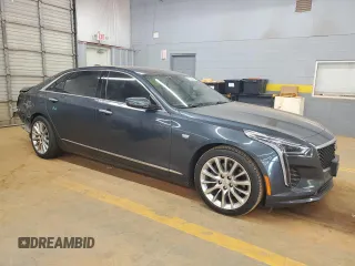 2019 Cadillac CT6 Luxury AWD with VIN 1G6KB5RS5KU129483, listed as a Copart auction lot 60120005 with 49,243 mi miles and Salvage title. Bid and sale history available at DreamBid. Image 4.