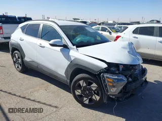 2024 Hyundai Kona SEL with VIN KM8HC3AB5RU143863, listed as a IAAI auction lot 41413492 with 15,841 mi miles. Bid and sale history available at carsss.com. Image 1.