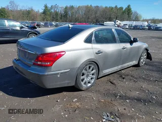 2013 Hyundai Equus Signature with VIN KMHGH4JH6DU062970, listed as a IAAI auction lot 42147197 with 131,799 mi miles and . Bid and sale history available at DreamBid. Image 4.