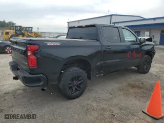 2019 Chevrolet Silverado 1500 Custom Trail Boss with VIN 3GCPYCEH4KG201678, listed as a Copart auction lot 72026174 with 67,257 mi miles and Salvage Title. Bid and sale history available at carsss.com. Image 3.