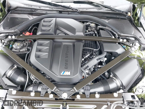 2025 BMW M3 Competition xDrive with VIN WBS33HJ01SFV12263, listed as a IAAI auction lot 42571639 with 187 mi miles and . Bid and sale history available at DreamBid. Image 10.