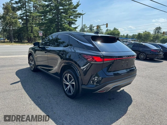 2023 Lexus RX 350h with VIN 2T2BBMCA7PC002273, listed as a Copart auction lot 66578935 with 105,321 mi miles and Clean title. Bid and sale history available at DreamBid. Image 4.