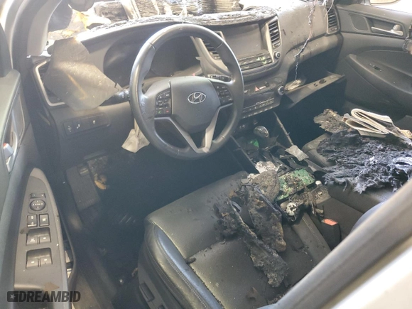 2017 Hyundai Tucson SE Plus with VIN KM8J33A41HU401667, listed as a Copart auction lot 69573664 with 0 mi miles and Salvage Title. Bid and sale history available at carsss.com. Image 8.