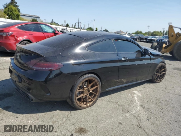 2018 Mercedes-Benz C 43 AMG with VIN WDDWJ6EB9JF607488, listed as a Copart auction lot 62573274 with 40,208 mi miles and Salvage Title. Bid and sale history available at DreamBid. Image 3.
