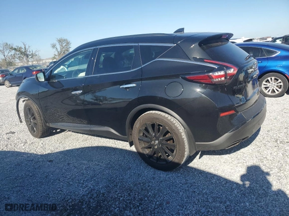 2022 Nissan Murano SV with VIN 5N1AZ2BS4NC126352, listed as a Copart auction lot 49026225 with 46,333 mi miles and Non Repairable. Bid and sale history available at carsss.com. Image 2.