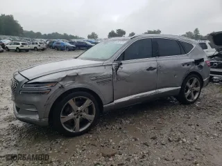 2024 Genesis GV80 with VIN KMUHCESC8RU178143, listed as a Copart auction lot 62821374 with 5,034 mi miles and Salvage Title. Bid and sale history available at carsss.com. Image 1.