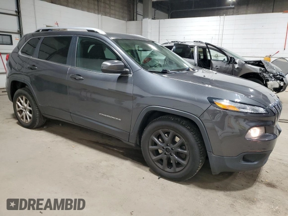 2016 Jeep Cherokee Altitude with VIN 1C4PJLCB8GW258011, listed as a Copart auction lot 80121004 with 170,172 mi miles and Salvage Title. Bid and sale history available at carsss.com. Image 4.