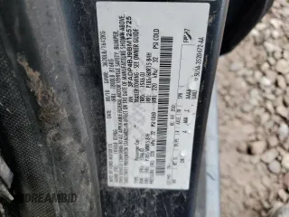 2011 Ford Fiesta SE with VIN 3FADP4BJ9BM125725, listed as a Copart auction lot 53269555 with 180,120 mi miles and Salvage Title. Bid and sale history available at DreamBid. Image 12.
