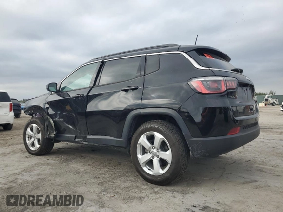 2019 Jeep Compass Latitude with VIN 3C4NJCBB7KT851656, listed as a Copart auction lot 88621445 with Not Provided miles and Salvage Title. Bid and sale history available at DreamBid. Image 2.