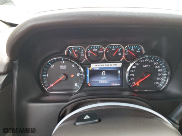 2015 Chevrolet Tahoe LTZ with VIN 1GNSKCKC4FR207496, listed as a Copart auction lot 86508634 with 220,629 mi miles and Salvage Title. Bid and sale history available at carsss.com. Image 9.