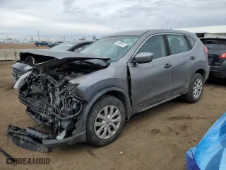 2018 Nissan Rogue S with VIN KNMAT2MV5JP598642, listed as a Copart auction lot 45566515 with 104,468 mi miles and Salvage Title. Bid and sale history available at carsss.com. Image 1.