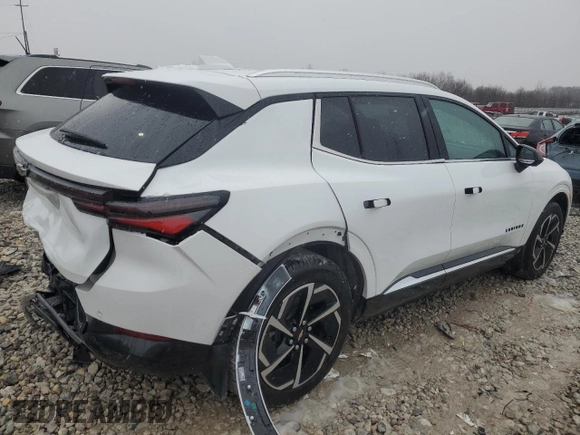 2024 Chevrolet Equinox EV LT z VIN 3GN7DLRP6RS260243, wystawiony jako Copart lot #85561804 z przebiegiem 2 458 mil mil oraz Szkoda całkowita • Salvage title. Historia ofert i sprzedaży dostępna na DreamBid. Obrazek 3.