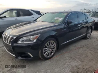 2017 Lexus LS with VIN JTHBL5EF1H5144602, listed as a Copart auction lot 76553894 with 67,183 mi miles and Salvage Title. Bid and sale history available at carsss.com. Image 1.