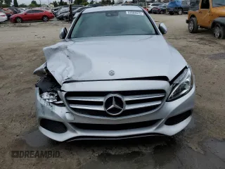 2016 Mercedes-Benz C 300 with VIN 55SWF4JB2GU157782, listed as a Copart auction lot 53893975 with 105,385 mi miles and Salvage Title. Bid and sale history available at carsss.com. Image 5.