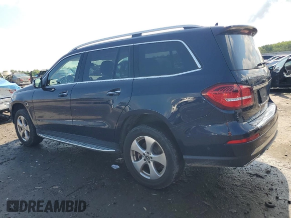2017 Mercedes-Benz GLS 450 z VIN 4JGDF6EE6HA983517, wystawiony jako Copart lot #58035615 z przebiegiem 89 565 mil mil oraz Szkoda całkowita • Salvage title. Historia ofert i sprzedaży dostępna na DreamBid. Obrazek 2.