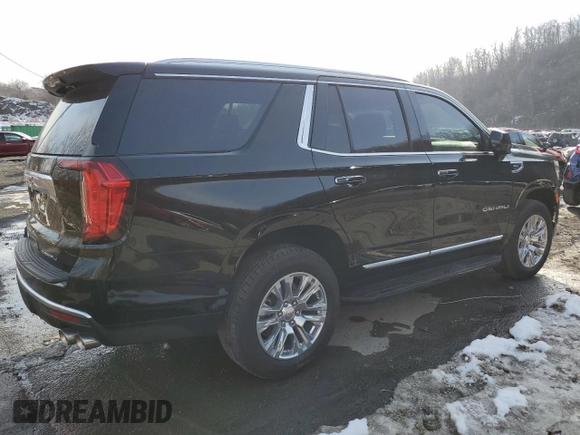 2024 GMC Yukon Denali with VIN 1GKS2DKL5RR161507, listed as a Copart auction lot 46674325 with 0 mi miles and Non Repairable. Bid and sale history available at carsss.com. Image 3.