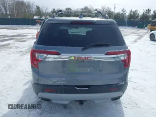 2021 GMC Acadia SLE with VIN 1GKKNKLS0MZ186986, listed as a IAAI auction lot 41597643 with 53,672 mi miles and . Bid and sale history available at DreamBid. Image 16.