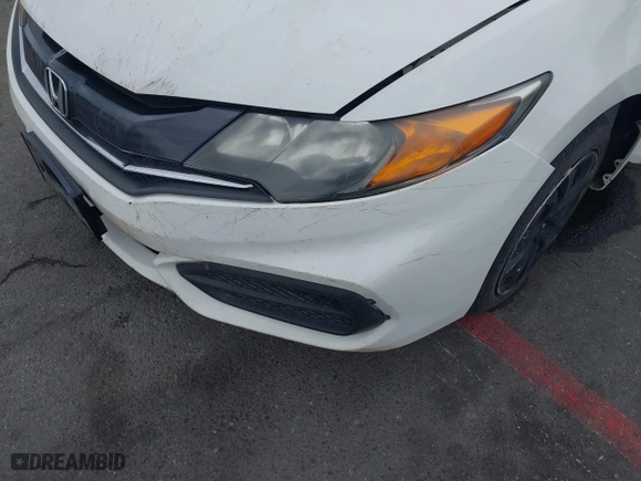 2015 Honda Civic Coupe LX with VIN 2HGFG3B55FH517865, listed as a IAAI auction lot 42056572 with 147,074 mi miles. Bid and sale history available at carsss.com. Image 6.